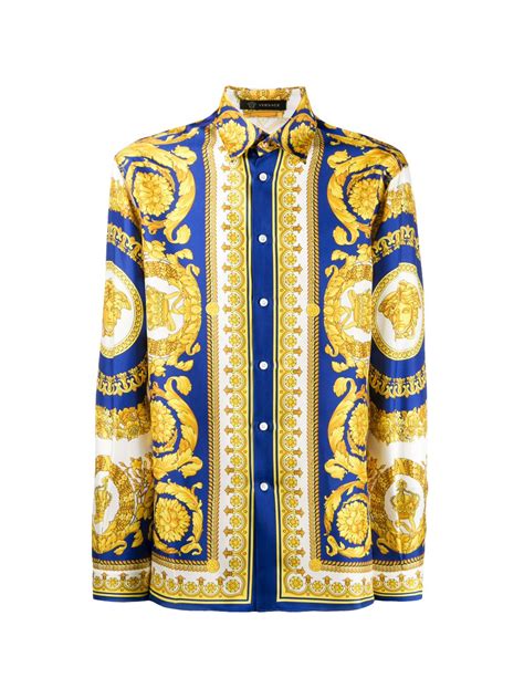 camicia versace barocco|Camicia Barocco .